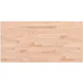 vidaXL Tafelblad rechthoekig 100x50x4 cm massief beukenhout