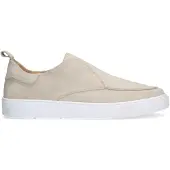 Manfield Beige suède loafer | Maat 43