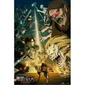 Grupo Erik Poster Attack on Titan - Paradis vs Marley 61x91,5cm