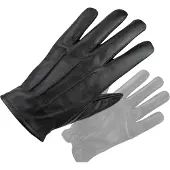 Swift classic unlined zwart leren handschoenen