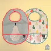 Petit Jour Paris Baby Slabbetje peren 26/38 cm 2 ass