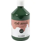 Packlinq Acrylverf Glossy, donkergroen, 500 ml/ 1 fles