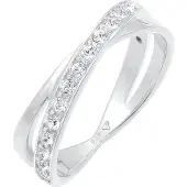 Elli Ring zilver / transparant