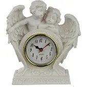 Puckator Boutique Trukado - Cherubijn Mantel Klok - Peace of Heaven Endless Love - (hxbxd) ca. 15cm x 11cm x 6cm