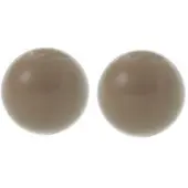 Behave - Oorstekers bolvormig - Taupe - Tijdloos minimalistische stijl