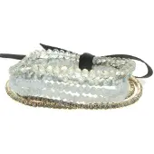 Behave Kralenarmbandje met strikje