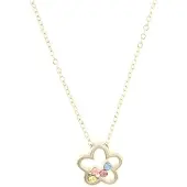 Behave Dames Ketting - Zilver-Kleur Bloemetjes Hanger 40 cm - Nikkelvrij, Handgemaakt