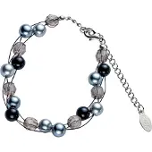 Behave - Armband - parels grijs facet kralen - chic stijl - nikkelvrij