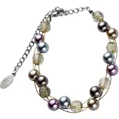 Behave - Armband - parels multikleur facet kralen - chic stijl - nikkelvrij