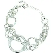 Behave - Zilverkleurige armband - Statement ringen - Party chic