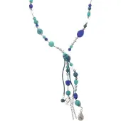 Behave ketting - Gekleurde en facet geslepen kralen - Nikkelvrij - Modeaccessoire