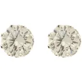 Behave - Dames oorbellen - Zilverkleur - Tijdloos chic - 0,5 cm