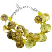 Behave - Armbandje schelp en kraaltjes - Zomerstijl - Strandlook