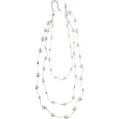 Behave - Lange ketting met parels - 49 cm (+verlengketting 5cm) - Elegante mode sieraden