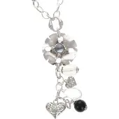 Behave - Ketting met cirkelvormige hanger en bedels - Modeaccessoire voor stijlvolle looks