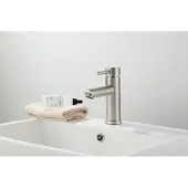 Saniclear Exclusive 304-RVS wastafelkraan eenhendel