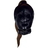 Shots OUCH! Bondage Masker Met Bruine paardenstaart
