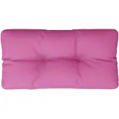 vidaXL Palletkussen 70x40x12 cm stof roze