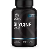 Pure Glycine 500mg - 100 v-caps