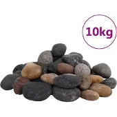 vidaXL Kiezelstenen gepolijst 5-8 cm 10 kg meerkleurig