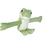 Wild republic knuffel krokodil junior 18 cm pluche groen