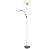 LINDBY Vloerlampe , Jost, Grijs, Woonkamer, Metaal, Modern