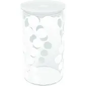 Zak!Designs - Dot Dot Voorraadpot 1,1 liter - Glas - Wit