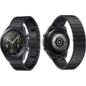 Samsung 22MM Titanium Zwart Smartwatchbandje
