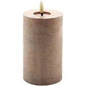 Mansion Atmosphere atmosphere - led kaars metallic champagne 12,5x7,5cm led kaars metallic champagne 12,5x7,5cm