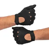 Swift driver leren handschoenen zwart