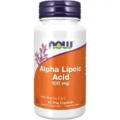 Now Alpha Lipoic Acid 100mg - 60 v-caps