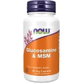 Now Glucosamine & MSM capsules (60 Capsules) - glucosamine - glucosamine