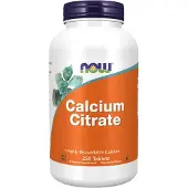 NOW,NOW Foods,NOW,NOW Foods Calcium citraat tabletten (250 Tabletten)
