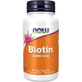 Now Biotine 5000mcg - 60 v-caps