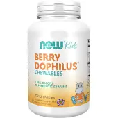 Now , Berry Dophilus voor Kinderen, 2 Miljard CFU, 120 Chewingtabletten