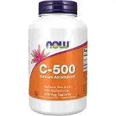 Now Vitamine C 500 Calcium Ascorbaat-C capsules (250 Capsules) - vitamines, vitamine-c - vitamine-c - vitamine-c