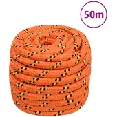 vidaXL Boot touw 20 mm 50 m polypropyleen oranje