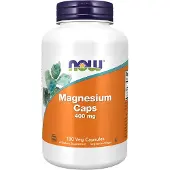 Now Magnesium 400 mg (180 Capsules) - mineralen, magnesium - magnesium - magnesium