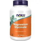 Now Glycinaat van Magnesium 200 mg 180 St