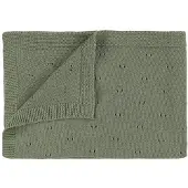 Trixie Gebreide deken | 75x100cm - Olive