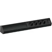 Bachmann Casia 2 hoek stopcontact lang zwart
