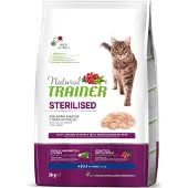 NATURAL TRAINER 3kg met Kalkoen Sterilised Trainer Natuurlijk droogvoer voor katten