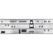 Raaco Gereedschapswand - 3 Panelen - 44 Super Clips - Grijs
