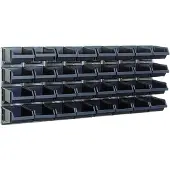 Raaco Wandpaneel - 2 wandpanelen met 32 magazijnbakken 184 x 104 x 440 mm (2 stuks)