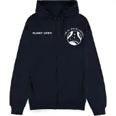 Starfield - Gaming Vest met capuchon - Carl Sagan - S tot M - voor Mannen - blauw - Maat S