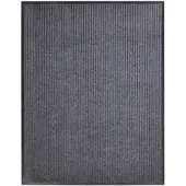 vidaXL Deurmat 117x220 cm PVC grijs