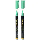 Securit 2x stuks groene krijtstiften ronde punt 1-2 mm - Krijtstiften