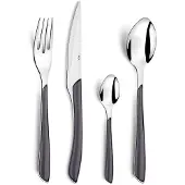 Amefa Eclat Grijs 16-delige Bestekset – 4 Personen – Hoogglans – 18/0 Chroomstaal – Cadeauverpakking