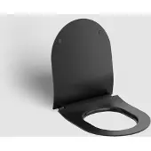 Clou Hammock dunne softclose toiletzitting met quick release zwart mat
