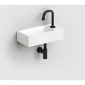 Clou Flush 3 keramische fontein 36cm met kraangat rechts wit mat